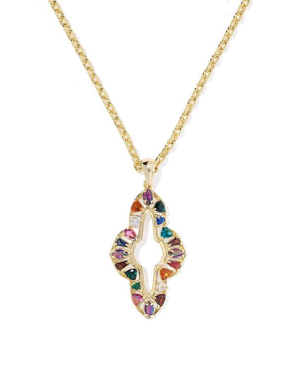 ケンドラスコット レディース アクセサリー ネックレス・チョーカー・ペンダントトップ レース Kendra Scott Abbie Stone Open Frame Pendant Necklace, 16-19\