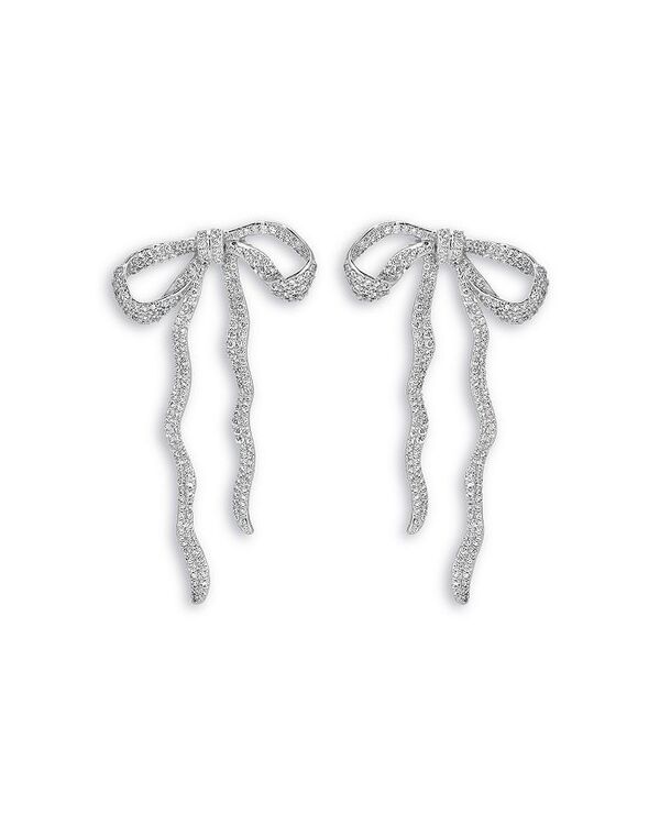 エティカ レディース アクセサリー ピアス・イヤリング Ettika Pav Bow Statement Earringsilver シルバー