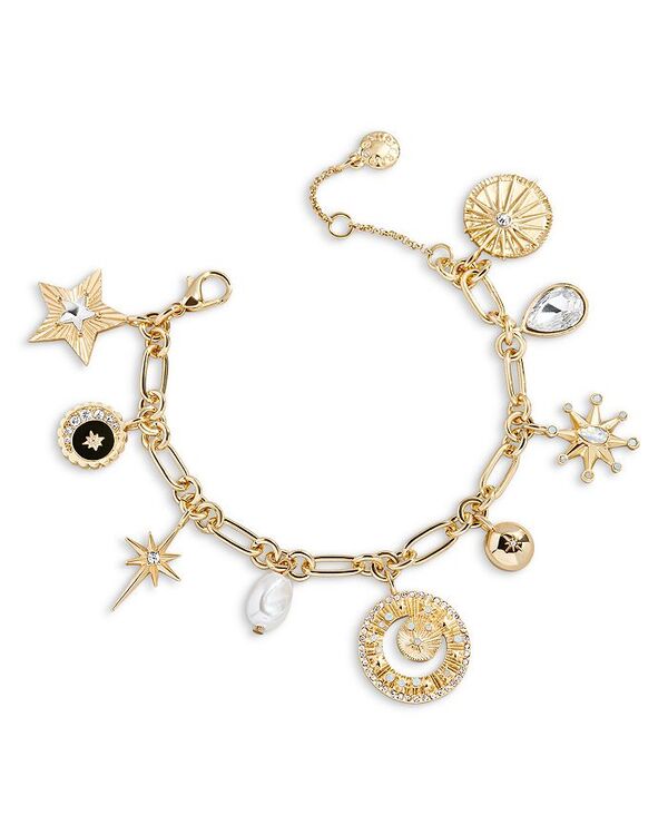 バウブルバー レディース アクセサリー ブレスレット・バングル・アンクレット BAUBLEBAR Star Power Cubic Zirconia & Imitation Pearl Celestial Charm Bracelet Gold ゴールド