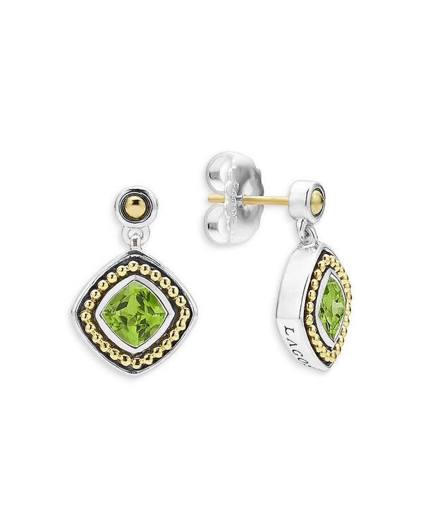 ラゴス レディース アクセサリー ピアス・イヤリング LAGOS 18K Yellow Gold & Sterling Silverittenhouse Peridot Drop Earrings Green/Silver グリーン