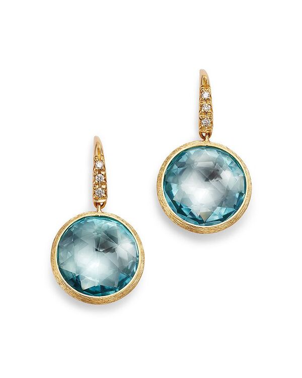 マルコ ビチェゴ レディース アクセサリー ピアス・イヤリング Marco Bicego 18K Yellow Gold Jaipur Color Blue Topaz & Diamondrop Earrings Blue/Gold ブルー
