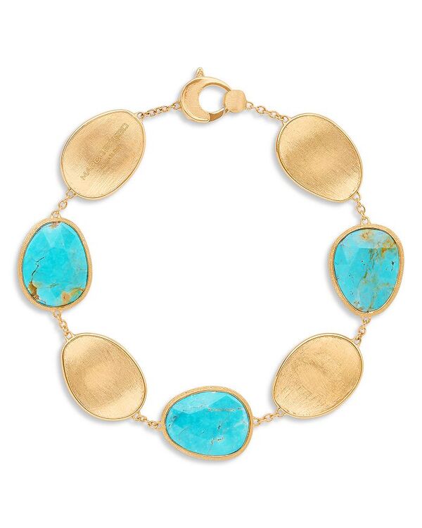 マルコ ビチェゴ レディース アクセサリー ブレスレット・バングル・アンクレット Marco Bicego 18K Yellow Gold Lunaria Turquoise Bracelet Gold/Turquoise ターコイズ