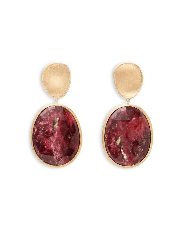 マルコ ビチェゴ レディース アクセサリー ピアス・イヤリング Marco Bicego 18K Yellow Gold Lunaria Thulite Oval Drop Earrings Gold/Thulite ゴールド 439,920円