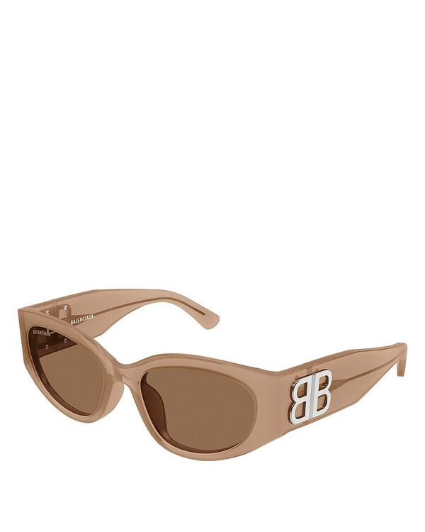 バレンシアガ レディース 佩び物 サングラス・アイウェア Balenciaga Panthosunglasses, 55粍 Brown 赤銅色