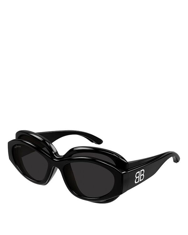バレンシアガ レディース アクセサリー サングラス・アイウェア Balenciaga Cat Eye Sunglasses, 59mm Black ブラック