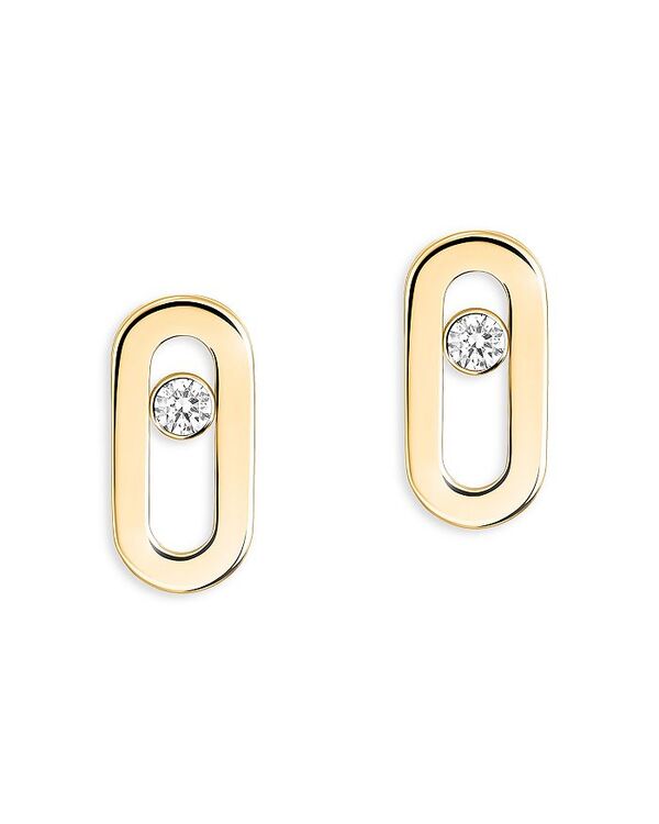 メシカ レディース アクセサリー ピアス・イヤリング Messika Diamond Move Uno Stud Earrings in 18K Gold, 0.03 tcw Yellow Gold イエロー
