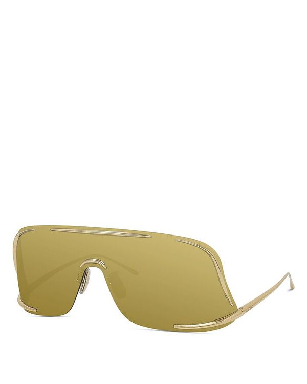 ロエベ レディース アクセサリー サングラス・アイウェア Loewe Signature Mask Sunglasses, 141mm Gold/Solid gold mirror ゴールド