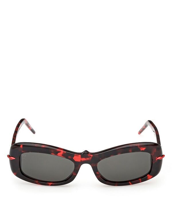 クリスチャン・ルブタン レディース 付属物 サングラス・アイウェア Christian Louboutin Geometric Sunglasses, 52粍 Smoke 人煙