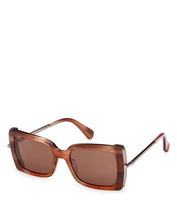 マックスマーラ レディース 付属品 サングラス・アイウェア Max Mara Butterfly Sunglasses, 53粍 Red/Brown 赤いこと