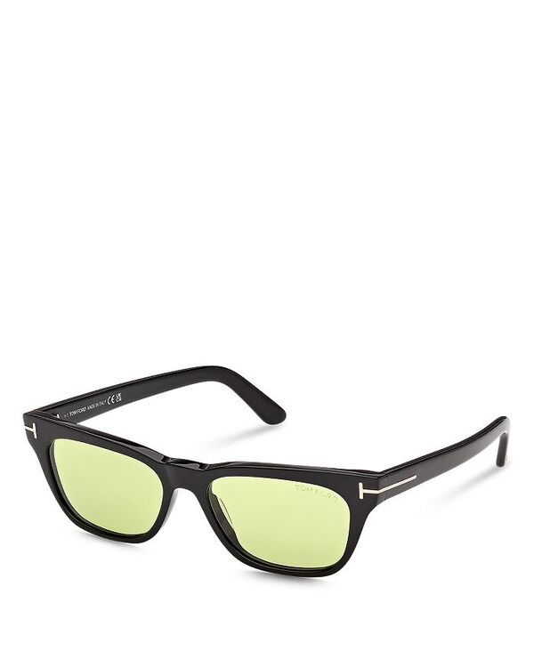 トム・ジェラルド・r・フォード レディース 佩び物 サングラス・アイウェア Tom Ford Penn Rectangular Sunglasses, 53粍 Black/Gradiant 黒いこと