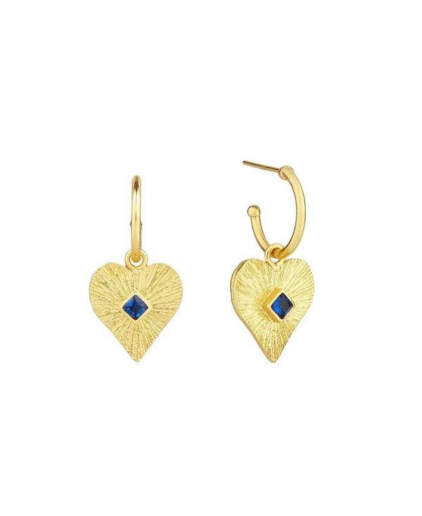 オットマンハンズ レディース アクセサリー ピアス・イヤリング Ottoman Hands Heart Hoop Earrings Gold ゴールド
