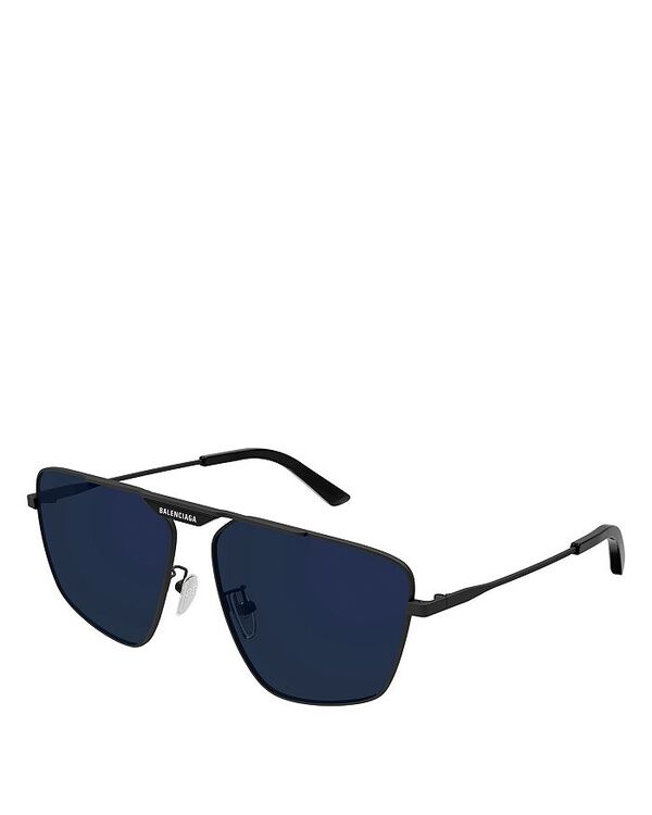 バレンシアガ レディース 付属物 サングラス・アイウェア Balenciaga Pilot Sunglasses, 61粍 Gray 薄墨色