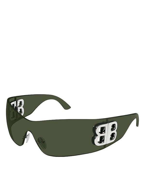 バレンシアガ レディース 付属物 サングラス・アイウェア Balenciaga Mask Sunglasses, 99粍 Green 緑であること