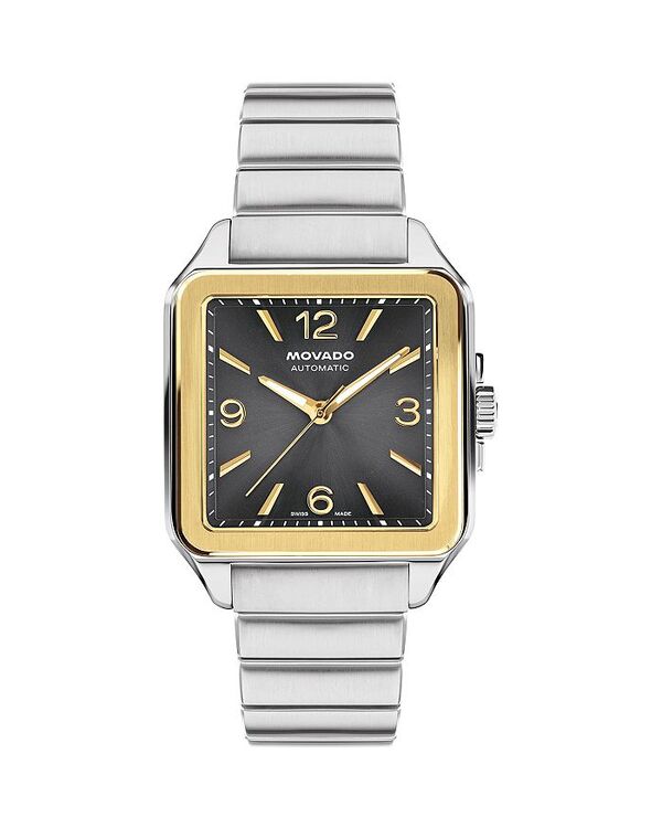 モバド レディース アクセサリー 腕時計 Movado Heritage Series 1917 Watch, 35mm Gray/Silver グレー