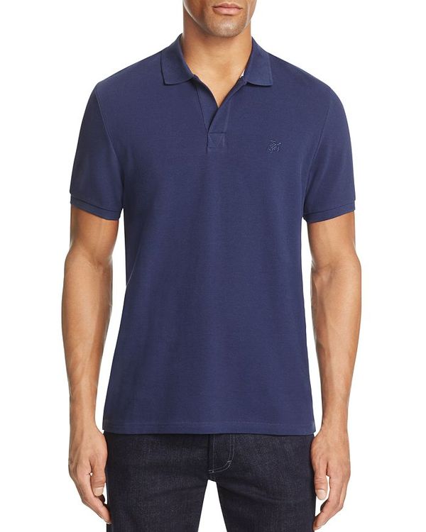 ヴィルブレクイン メンズ トップス ポロシャツ レギュラーフィット コットン Vilebrequin Cotton Pique Regular Fit Polo Navy ネイビー｜ReVida 店