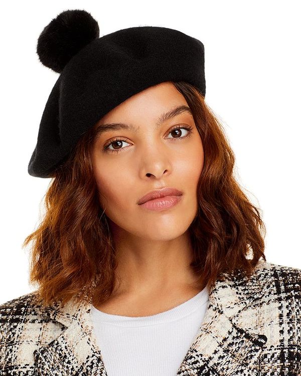 人気ショップが最安値挑戦 楽天市場 アクア レディース 帽子 アクセサリー Faux Fur Beret 100 Exclusive Black Revida 楽天市場店 高速配送 Institutobereana Com Br
