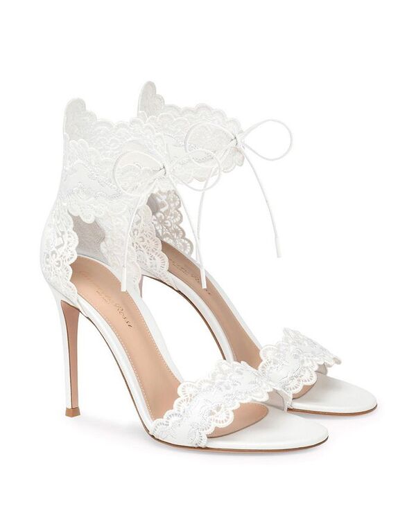 ジャンヴィト ロッシ レディース シューズ サンダル Gianvito Rossi Women\u0027s Evie Sandals White Nappa Leather 白いこと