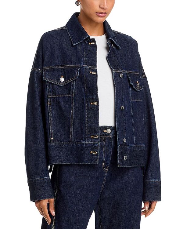 スリーワンフィリップリム レディース アウター ジャケット・ブルゾン デニム 3.1 Phillip Lim Boxy Denim Jacket Dark Indigo インディゴ