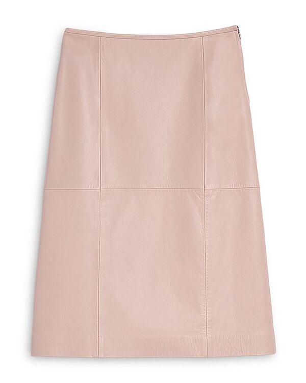 ジル・サンダー レディース ボトムスカート A ライン レザー Jil Sander A Line Leather Skirt Morganite