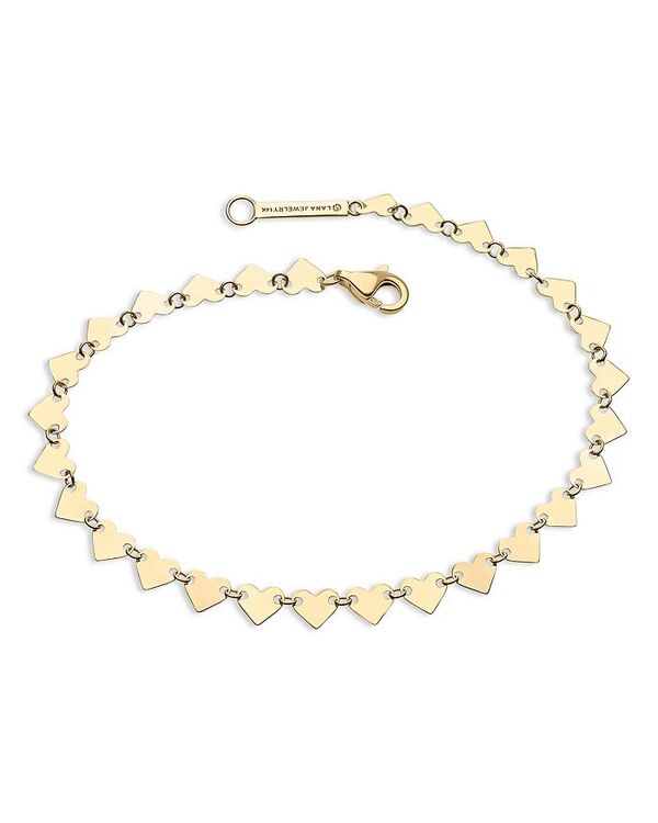 ラナ レディース アクセサリー ブレスレット・バングル・アンクレット LANA Jewelry 14K Yellow Gold Heart Chain Link Bracelet Gold ゴールド
