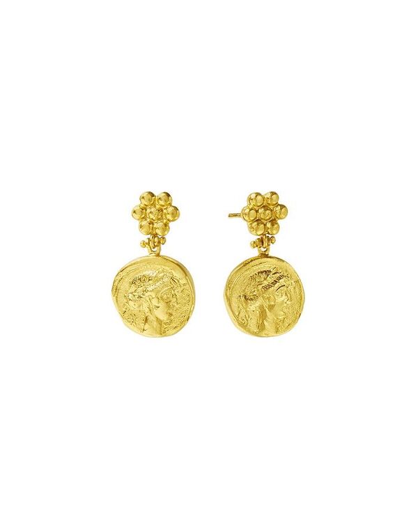 オットマンハンズ レディース アクセサリー ピアス・イヤリング Ottoman Hands Goddess Demeter Coin Stud Earrings Gold ゴールド