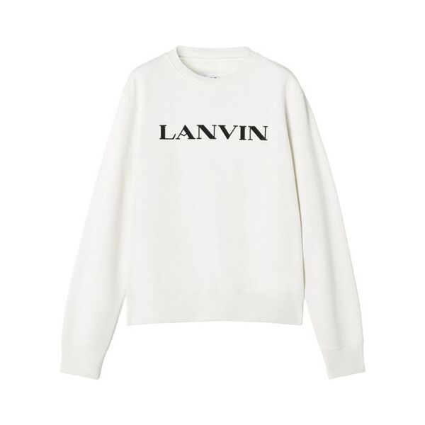 ランバン レディース アウター パーカー・スウェット ティーシャツ 綿織物 刺しゅう Lanvin Embroidered Cotton Sweatshirt Cloth