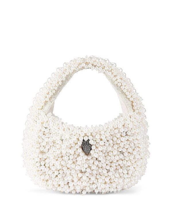 カートジェイガーロンドン レディース バッグ KURT GEIGER LONDON Kensington Beaded Hobo Bag Natural