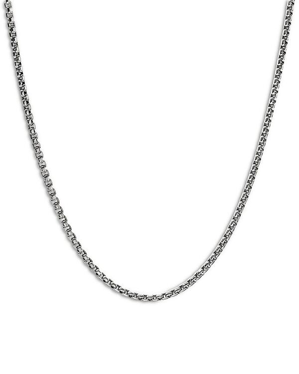ジョン・ハーディー レディース アクセサリー ネックレス・チョーカー・ペンダントトップ レース JOHN HARDY Men'sterling Silver Chain Box Link Necklace 20\
