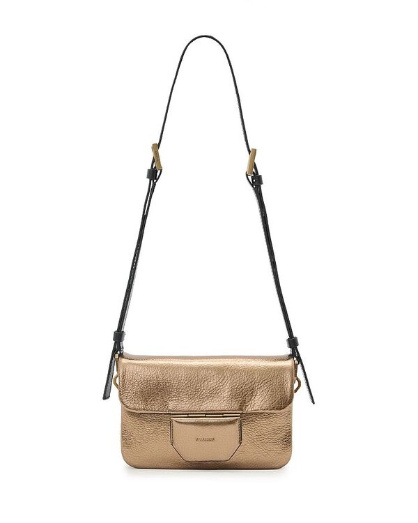 オールセインツ レディース バッグ トール ALLSAINTS Jupiter Metallicrossbody Warm Brass メタリック