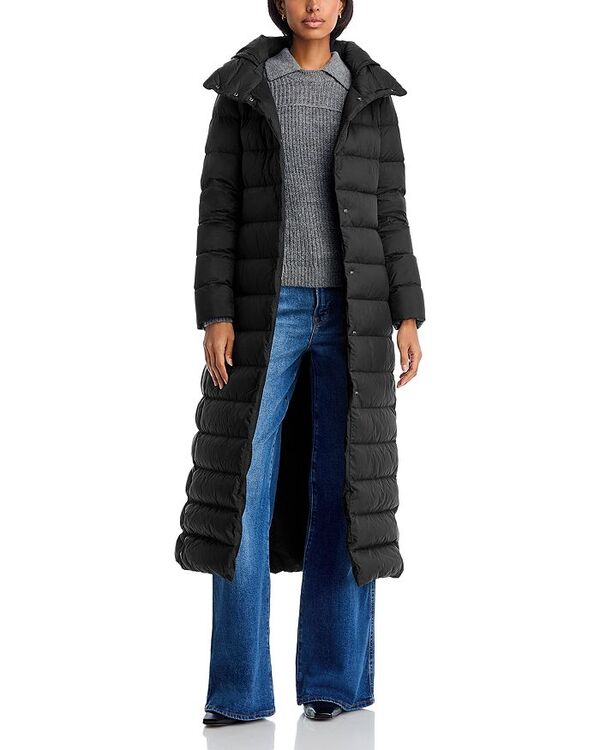 ヘルノ レディース アウター コート ナイロン ダウン マキシ Herno Ecoage Nylon Maxi Down Coat Black ブラック