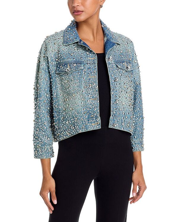 ラジャンス レディース アウター 上衣・上衣 L\u0027AGENCE Vangie High Low Embellished Jacket Palo