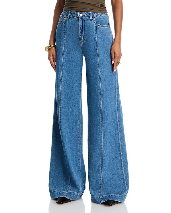 ラジャンス レディース ボトムス デニムパンツ ワイドレッグ ジーンズ L'AGENCE L'AGENCY Sandy High Rise Wide Leg Jeans in Wilton｜ReVida 店