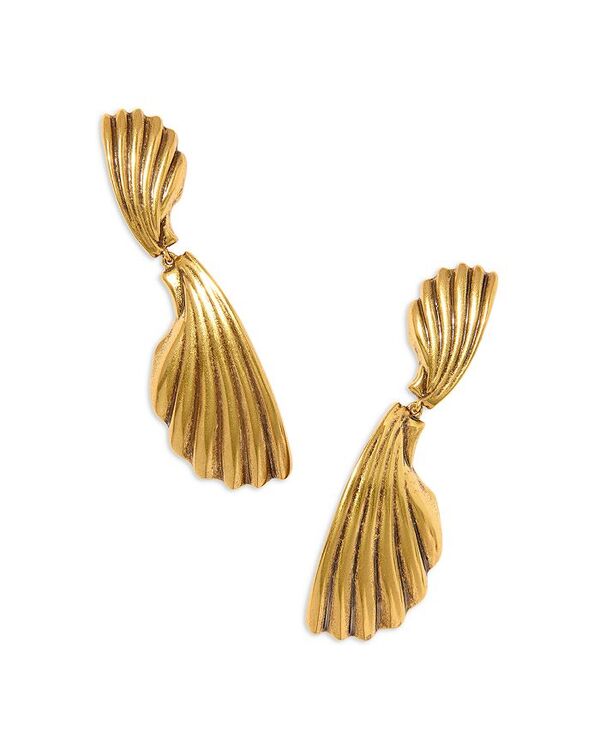 ケンドラスコット レディース アクセサリー ピアス・イヤリング Kendra Scott Grooved Alexa Statement Drop Earrings Gold ゴールド