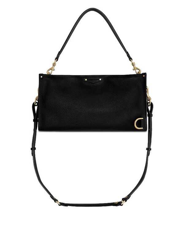 レベッカミンコフ レディース バッグ レザー Rebecca Minkoff M.A.B. Medium Leather Shoulder Bag Black ブラック