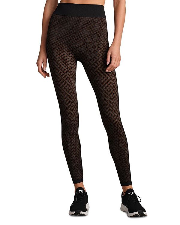 ローヌ レディース ボトムス レギンス Rhone Aprs Houndstooth Seamless Leggings Chestnut Brown Houndstooth 赤銅色