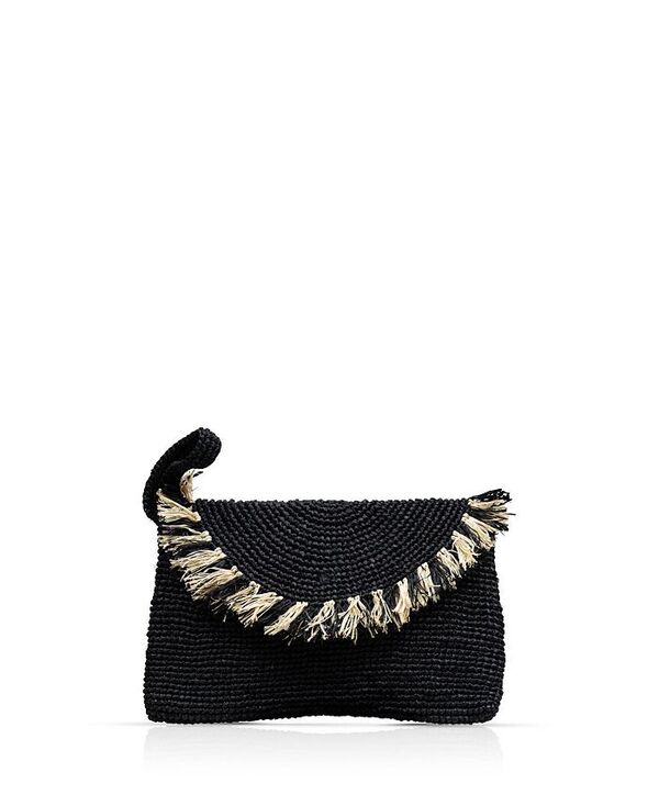 インデゴアフリカ レディース 御徒面子 Indego Africa Ijoro Clutch Black 黒いこと