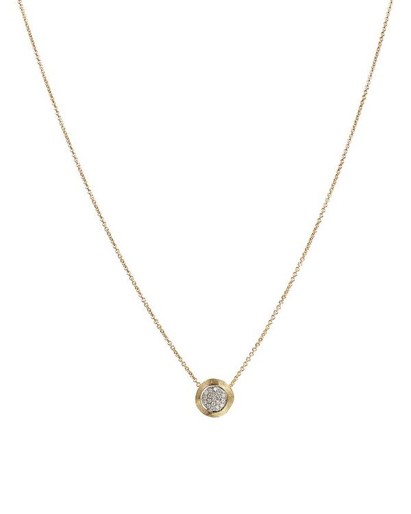 マルコ ビチェゴ レディース アクセサリー ネックレス・チョーカー・ペンダントトップ レース Marco Bicego 18K Yellow Goldelicati Pendant Necklace with Diamonds 16.5\