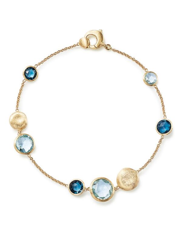 マルコ ビチェゴ レディース アクセサリー ブレスレット・バングル・アンクレット Marco Bicego 18K Yellow Gold Jaipur Mixed Blue Topaz Bracelet - Exclusive Blue/Gold ブルー