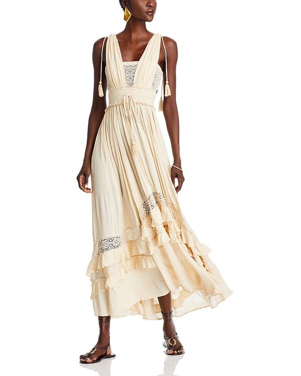 フリーピープル レディース トップス ワンピース マキシ Free People Santa Maria Maxi Dressummer Khaki カーキ