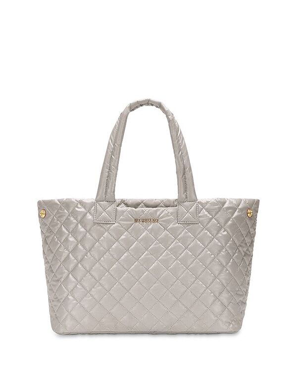 エムジーウォレス レディース バッグ MZ WALLACE Metro City Tote Sable Pearl/Light Gold パール