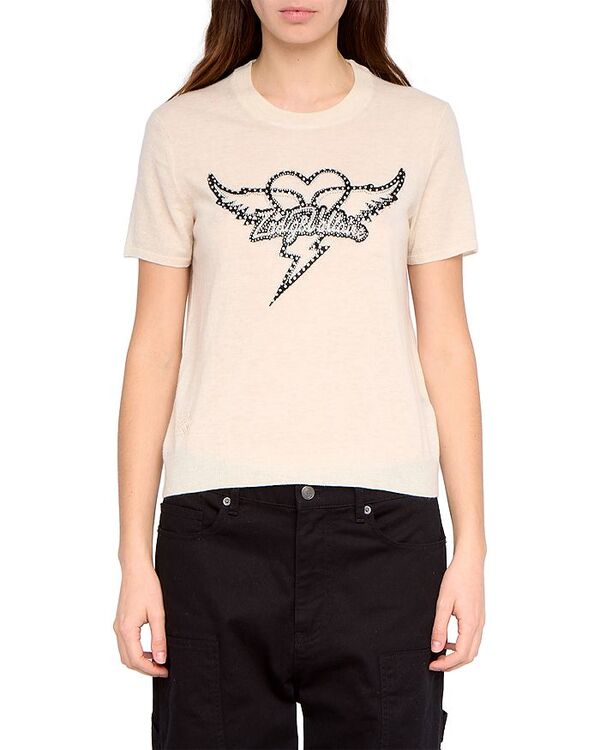 ザディグ エ ヴォルテール レディース アウター ニット・セーター Zadig & Voltaire Idal Cashmere Sweater Eggshell