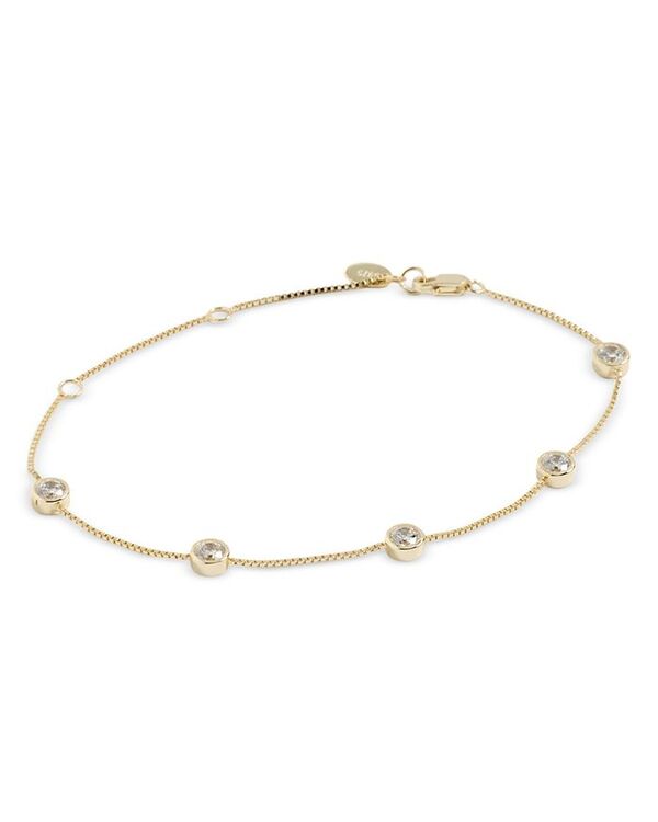 シャシ レディース アクセサリー ブレスレット・バングル・アンクレット Shashi Emily Cubic Zirconia Station Braceletwo Tone