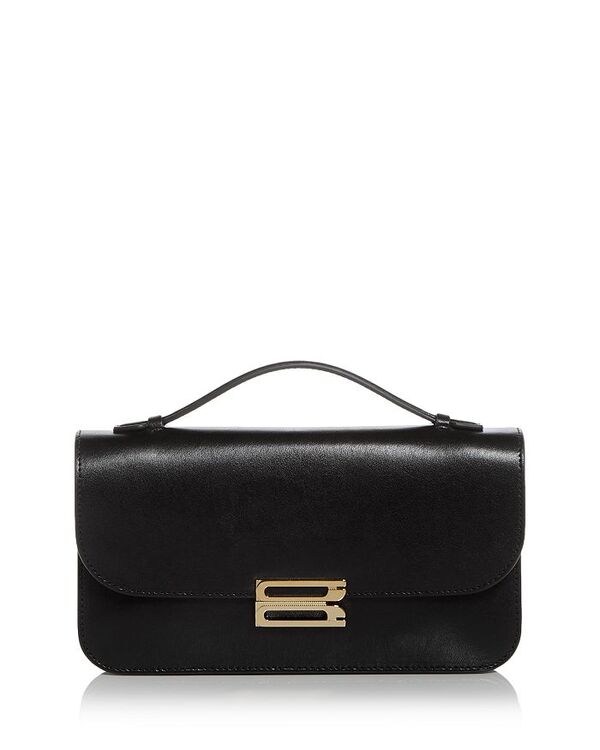 ヴィクトリア ベッカム レディース 御徒面子 ミニ なめし革 Victoria Beckhamini Dorian Leather Shoulder Bag Black 黒いこと バッグ-ショルダーバッグ・メッセンジャーバッグ-バッグ・小物・ブランド雑貨