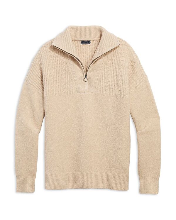 ヴァインヤードヴァインズ レディース アウター ニット・セーター Vineyard Vines Zip Sweater Oatmeal Heather ヘザー