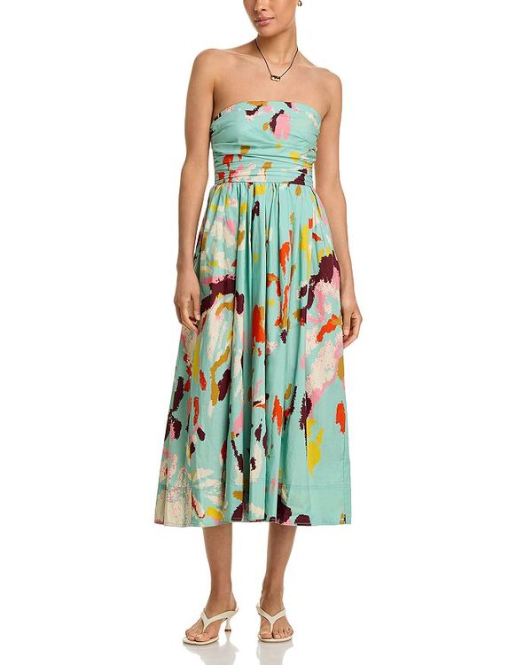 エーエルシー レディース トップス ワンピーストラップレス A.L.C. Tate Strapless Dress Mint Multi ミント
