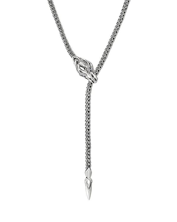 ジョン・ハーディー レディース アクセサリー ネックレス・チョーカー・ペンダントトップ レース JOHN HARDY Sterling Silver Naga Blue Sapphire & Diamondragon Lariat Necklace 17\