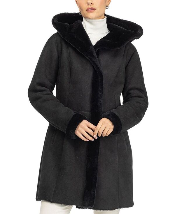 ゴルスキ レディース アウター 上衣・上衣 パーカー Gorski Merino Shearling Lamb Parka Black 黒いこと