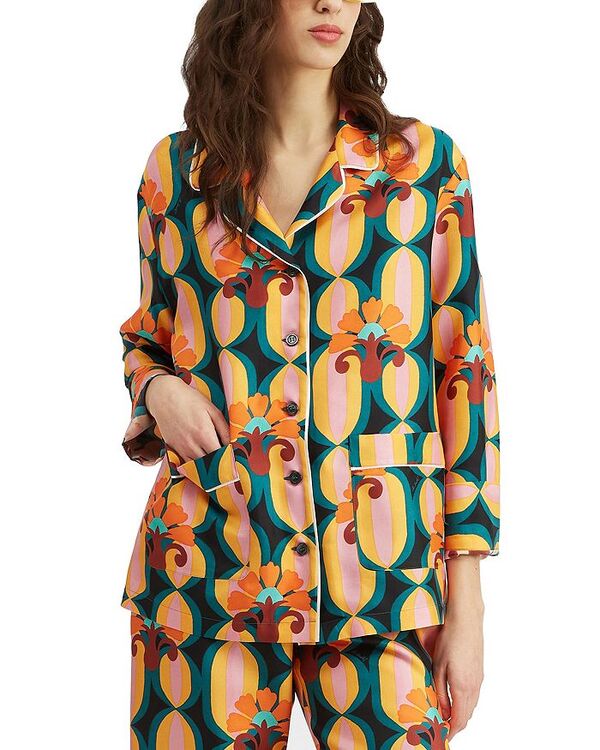 ラ・ダブル・ジェイ レディース アウター パーカー・スウェット ティーシャツ La DoubleJ Pajama Shirt Arcturus Blue Petrol 青碧