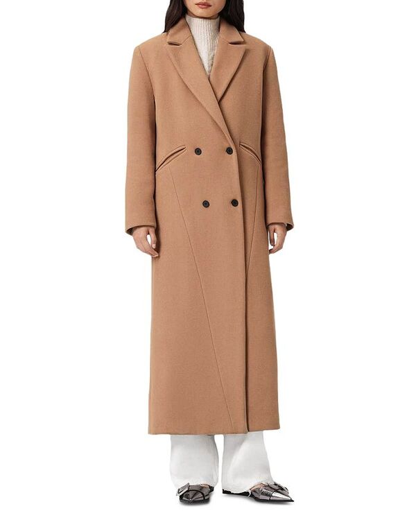 オールセインツ レディース アウター コート ALLSAINTS Nellie Coat Rattan Brown ブラウン|ReVida 店