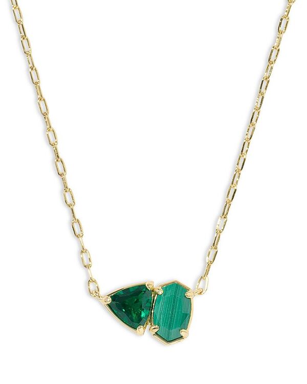 ケンドラスコット レディース アクセサリー ネックレス・チョーカー・ペンダントトップ レース Kendra Scott Malachite & Nano Gem Tatum Pendant Necklace 19-22\